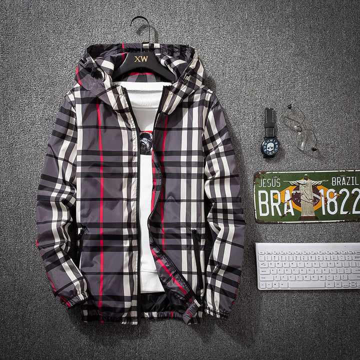 Men&amp;#039;s jackets spring camouflage jacket casual jacket men&amp;#039;s hooded luminous zipper jacket