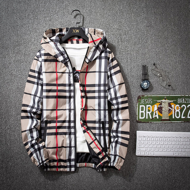 Men&amp;#039;s jackets spring camouflage jacket casual jacket men&amp;#039;s hooded luminous zipper jacket