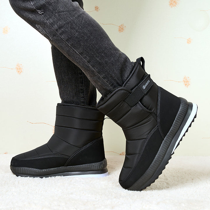 Snow Boots Fleece-lined Warm High-top Cotton-padded Shoes Thickened Casual Men&#039;s And Women&#039;s Boots Cotton-padded Shoes