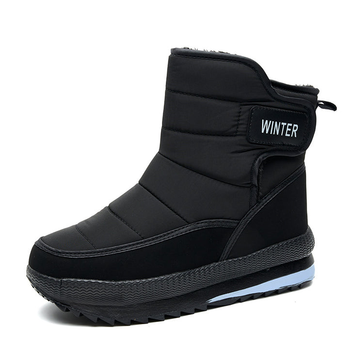 Snow Boots Fleece-lined Warm High-top Cotton-padded Shoes Thickened Casual Men&#039;s And Women&#039;s Boots Cotton-padded Shoes